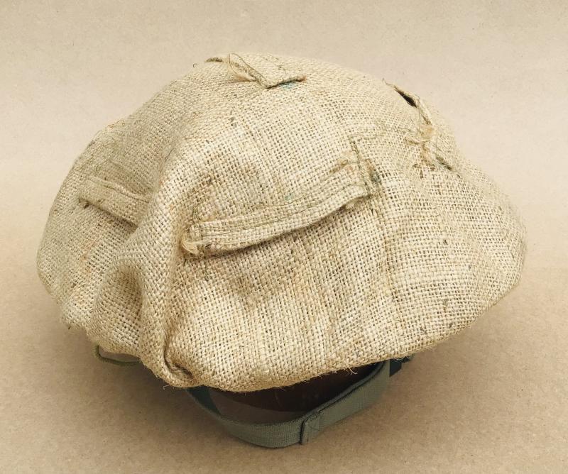 WW2 Original British / NZ WW2 Hessian Helemt Cover