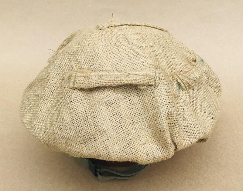 WW2 Original British / NZ WW2 Hessian Helemt Cover