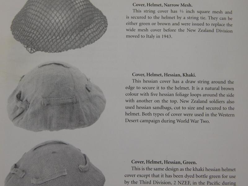 WW2 Original British / NZ WW2 Hessian Helemt Cover