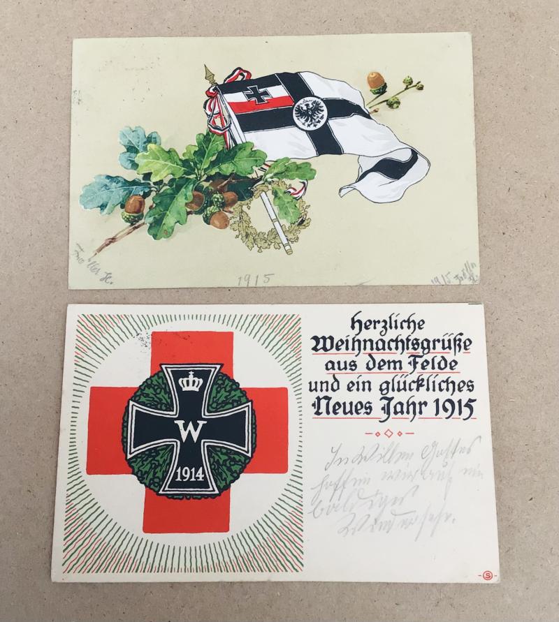 German WW1 Patriotic Postcards