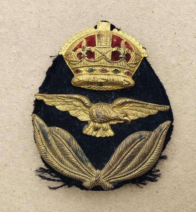 Australia WW2 RAAF Officers Hat Badge
