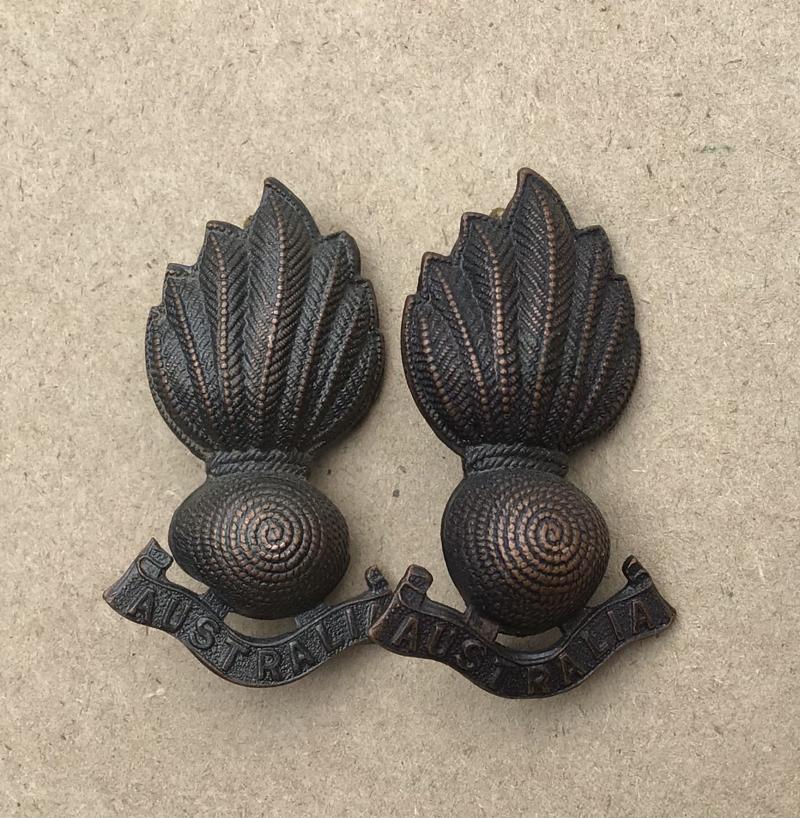 1930-42 Artillery Officers Collar Badges