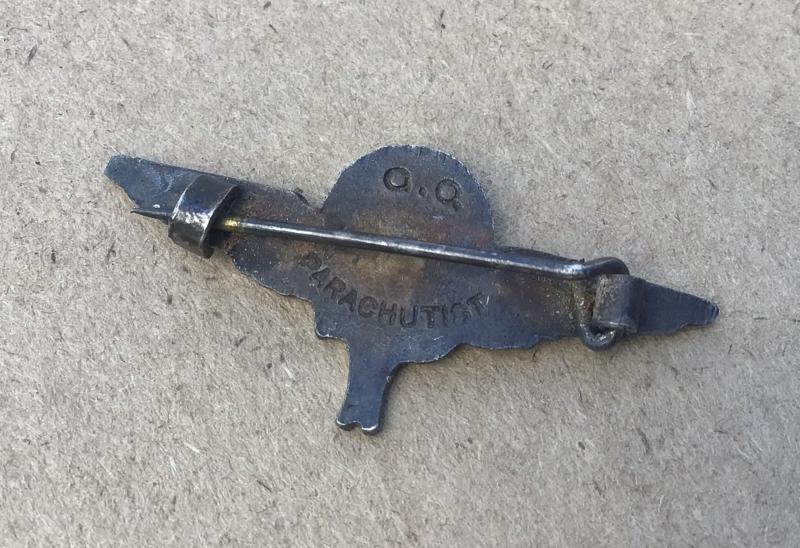 WW2 GQ Parachute Company badge