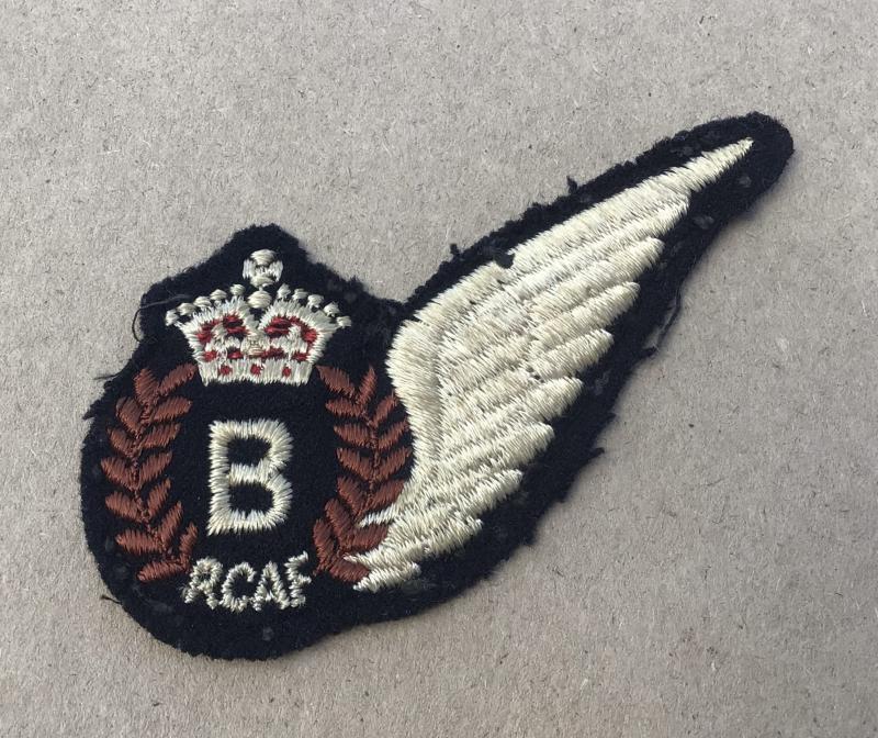 WW2 RCAF Bomb Aimer Half Wing Brevet