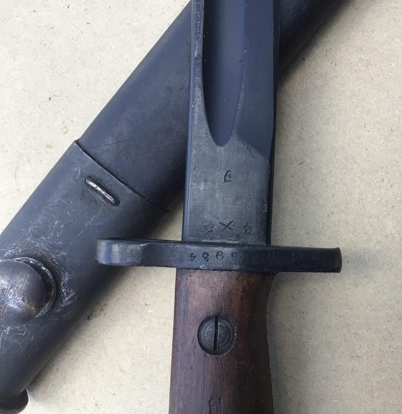 Australia WW2 Refirbished WW1 Lithgow Pattern 1907 Bayonet