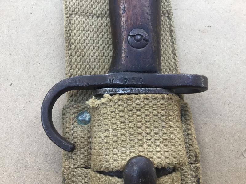 Australian Issue Pattern 1907 Hooked Quillon Bayonet