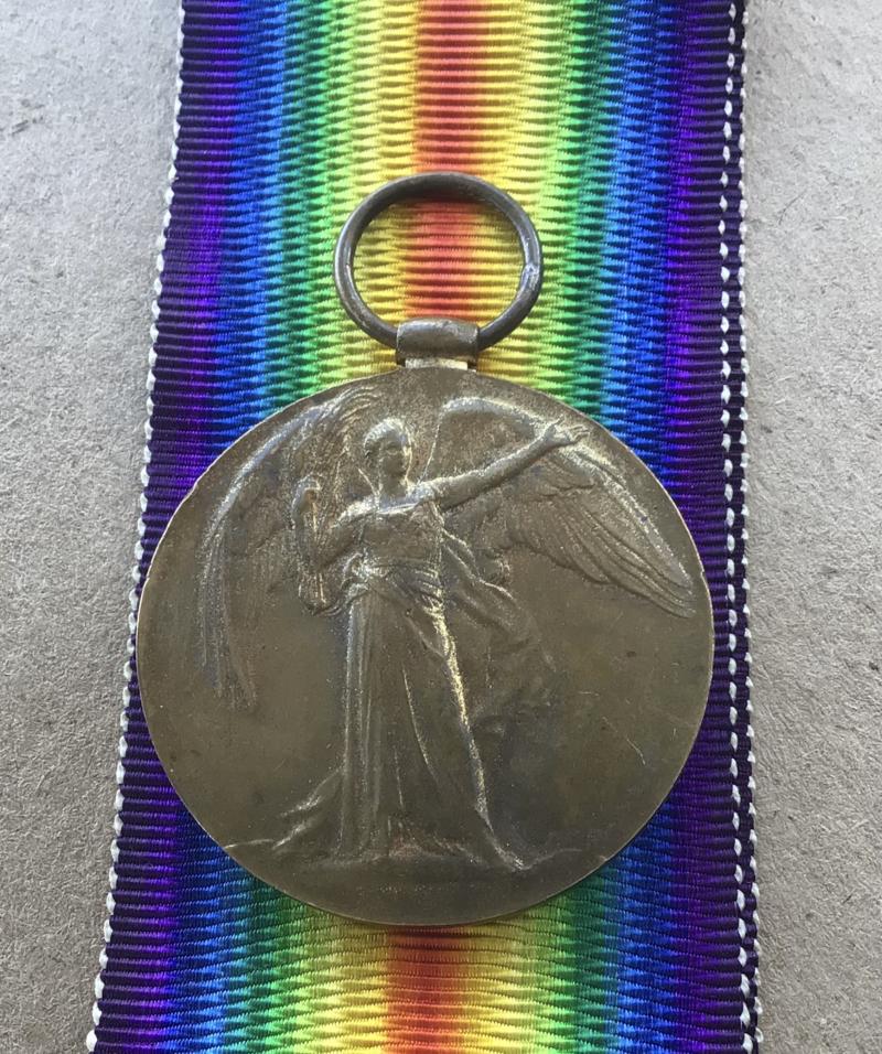 British WW1 Allied Victory Medal - Name Erased Example.