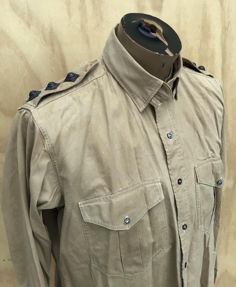 Australia WW2 Named Army Officers Cotton Shirt