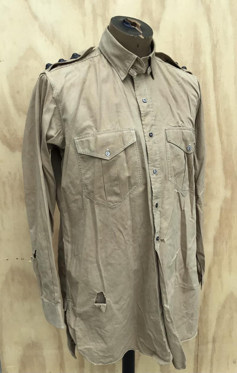 Australia WW2 Named Army Officers Cotton Shirt