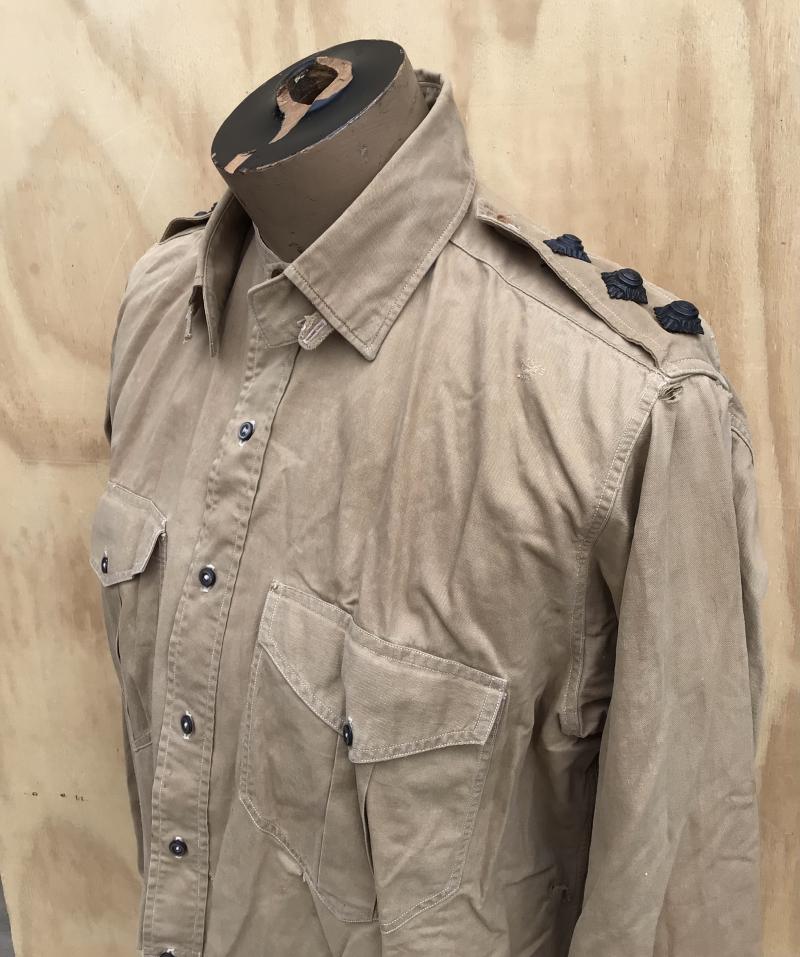 Australia WW2 Named Army Officers Cotton Shirt