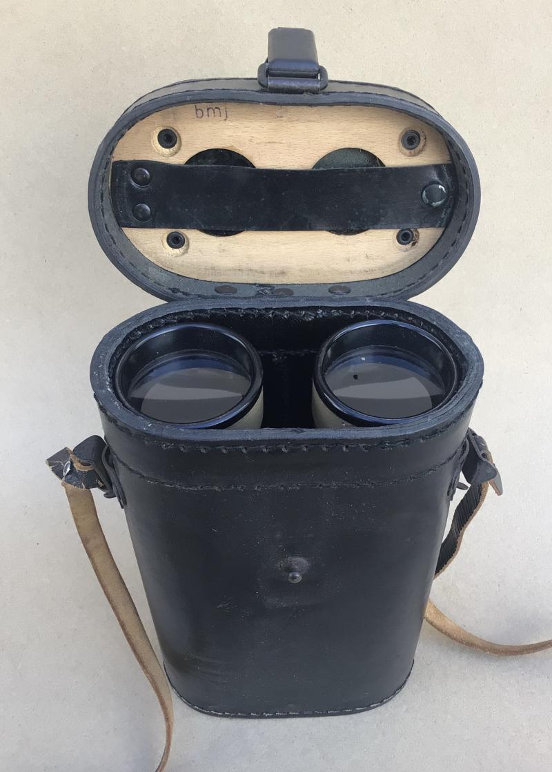 German WW2. WH 10x50 Panzer Binocular in Case