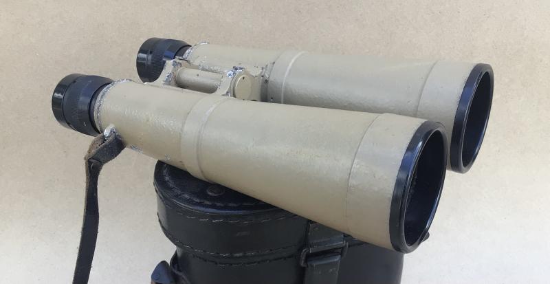 German WW2. WH 10x50 Panzer Binocular in Case