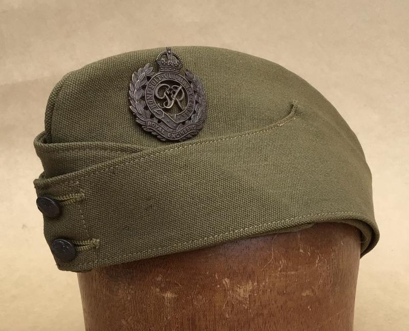 WW2 Royal Engineers Officers Field Service Cap