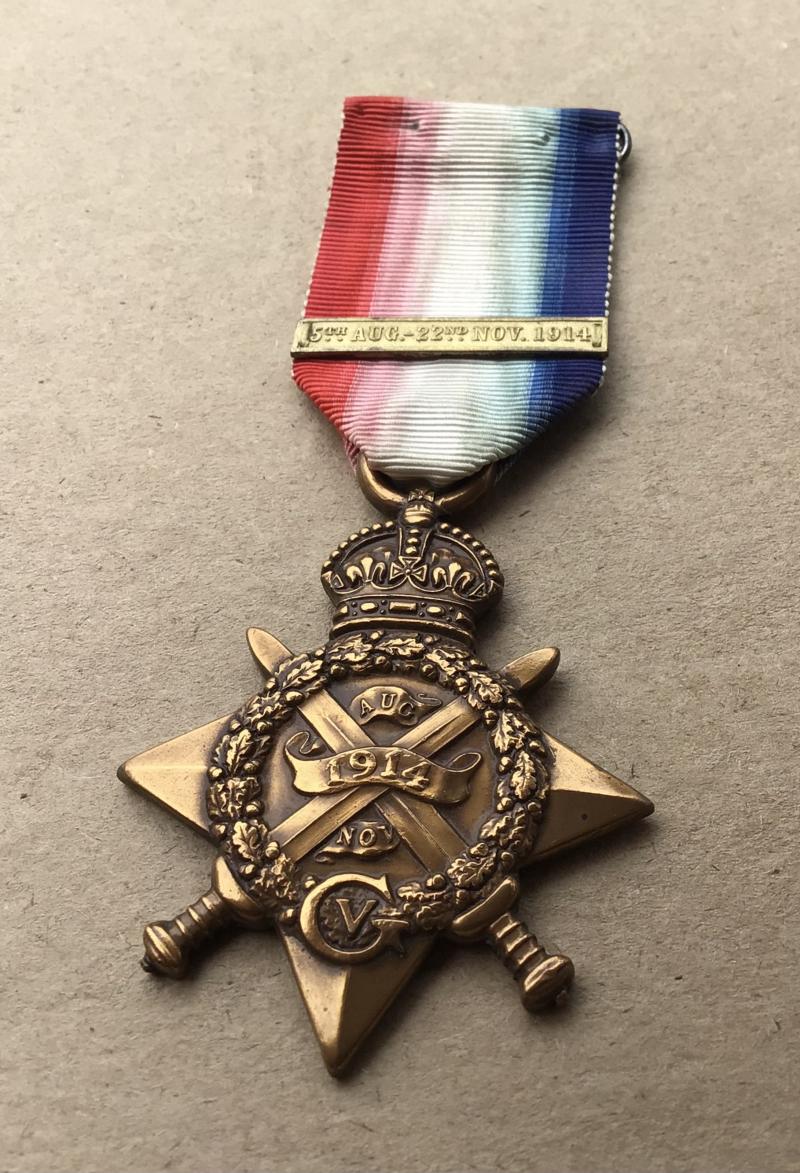 WW1 1914 Star with “Mons” Clasp - 1st Bn Kent Regiment