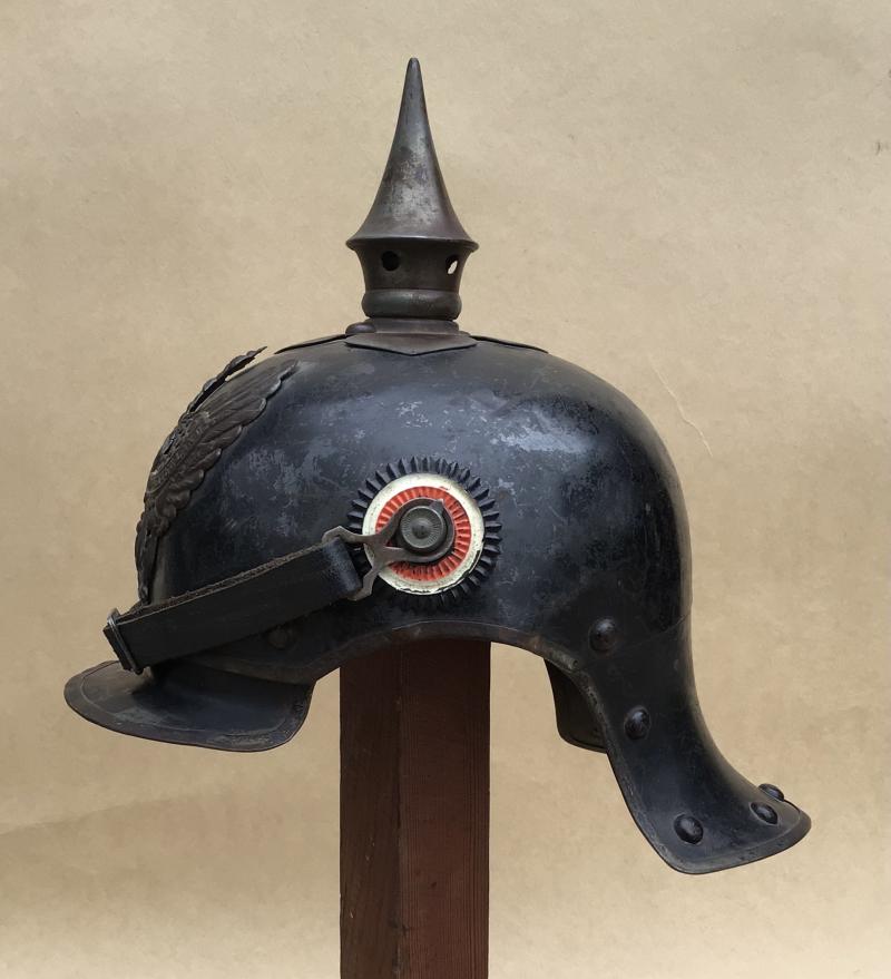 WW1 German Jager Zu Pferde Other Rank Helmet - 1916