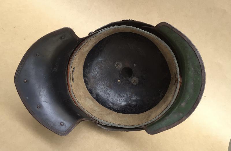 WW1 German Jager Zu Pferde Other Rank Helmet - 1916