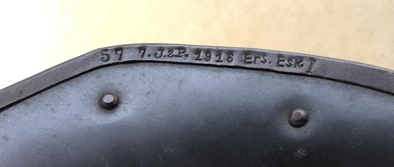 WW1 German Jager Zu Pferde Other Rank Helmet - 1916