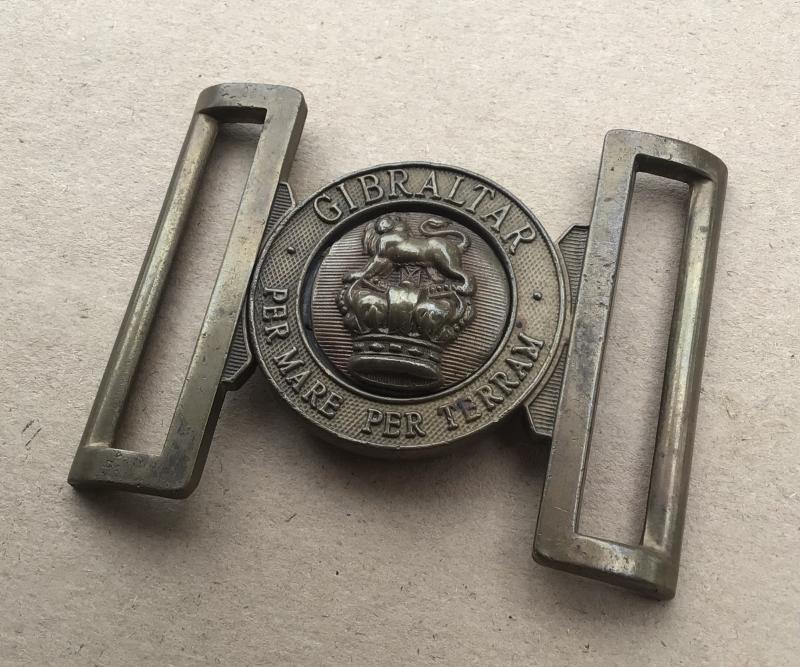 Victorian Period British Royal Marines Union Clasp Belt Buckle