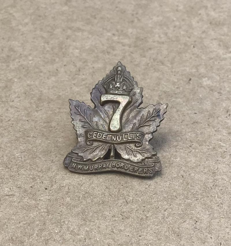 1930-42 7th Infantry Battalion Collar Badge