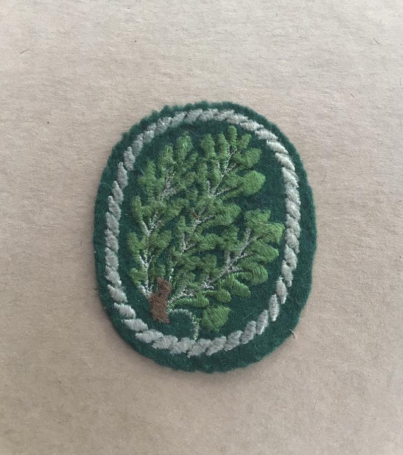 German WW2 Army Jager Sleeve Badge