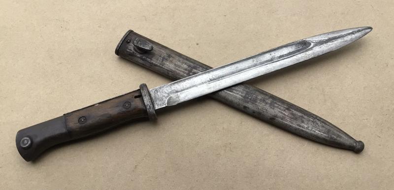 German WW1 M84/98 Bayonet - 1916 Dated.