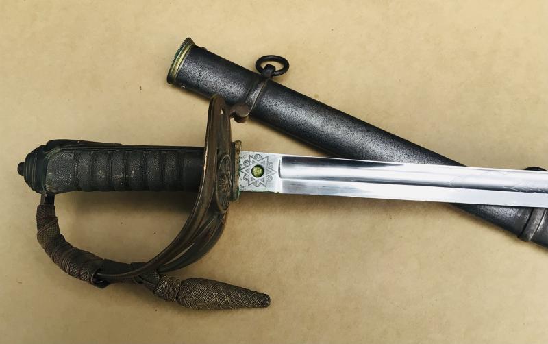 British 1845 Pattern “Gothic Hilt” Infantry Officers Sword.
