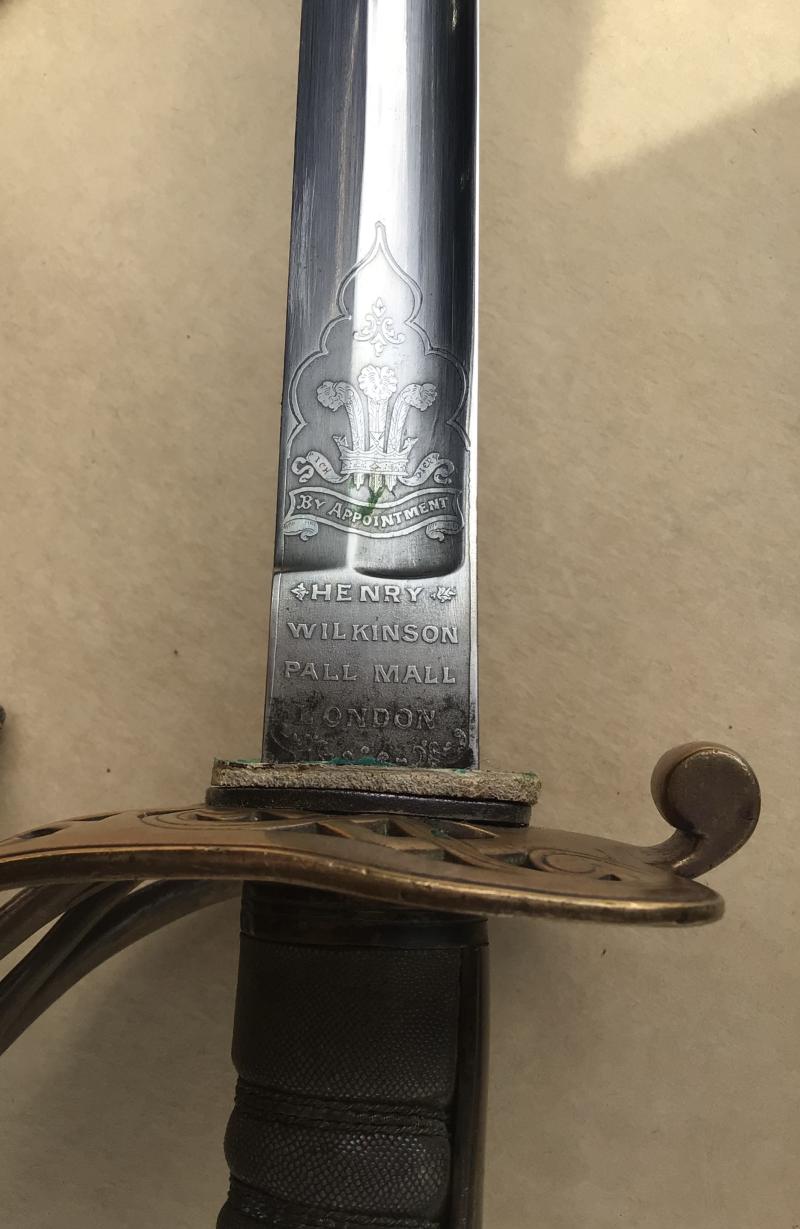 British 1845 Pattern “Gothic Hilt” Infantry Officers Sword.