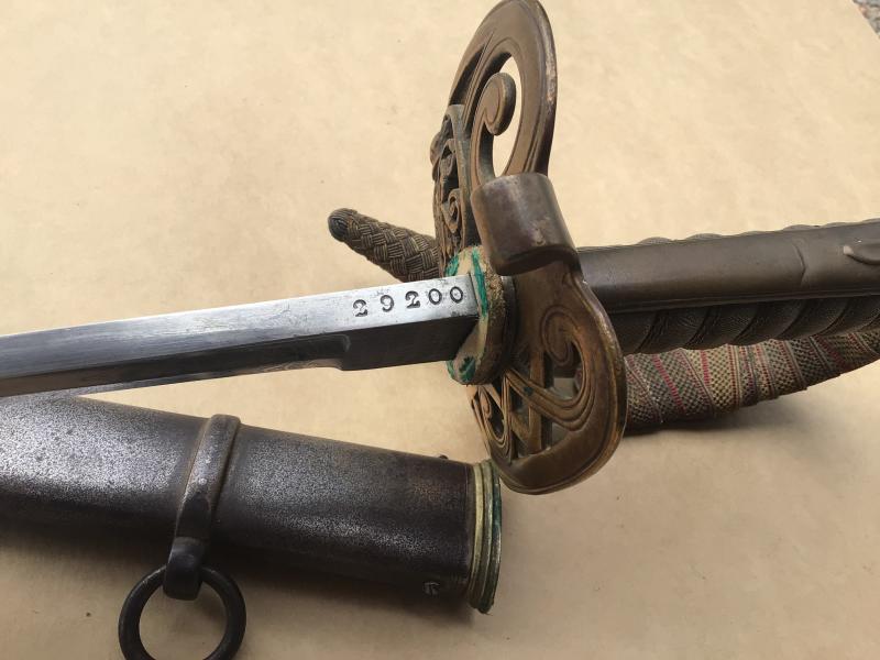British 1845 Pattern “Gothic Hilt” Infantry Officers Sword.
