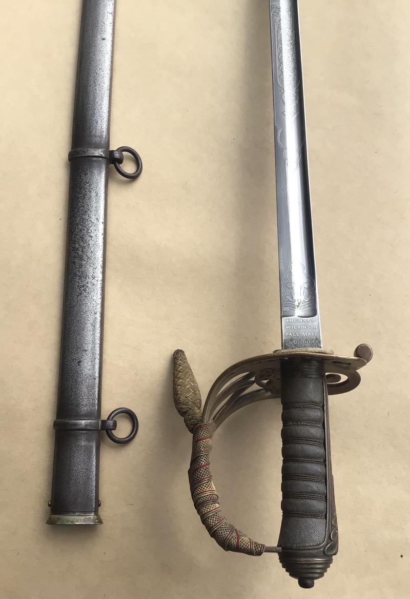 British 1845 Pattern “Gothic Hilt” Infantry Officers Sword.