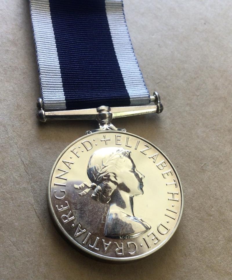 Royal Navy Long Service Good Conduct Medal (ERII)-  Unnamed