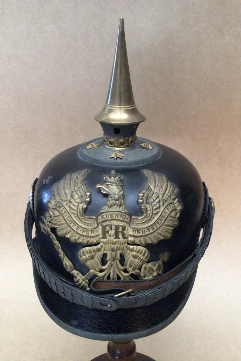 WW1 German Wartime Produced Prussian Infantry Officers Pickelhaube.