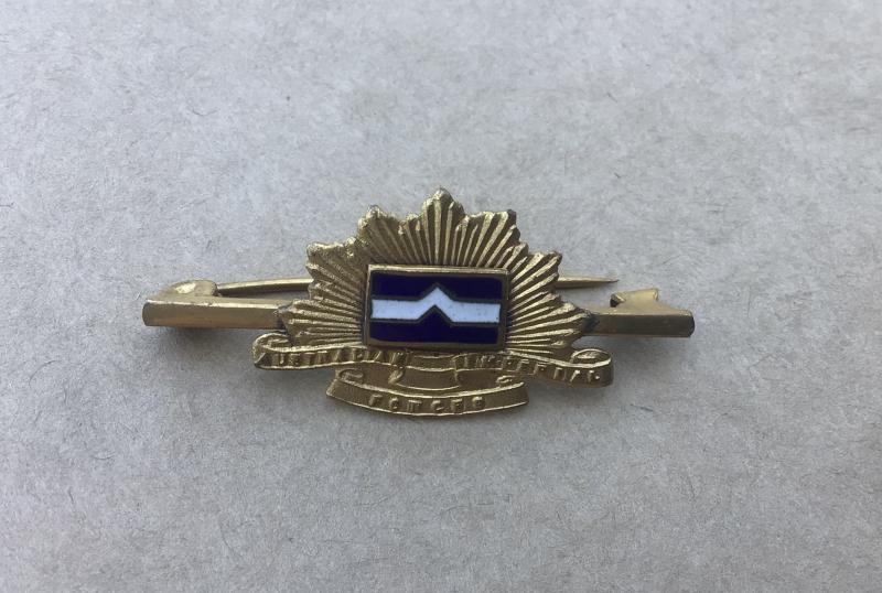 Australia WW2 AMF Service Corps Lapel Badge