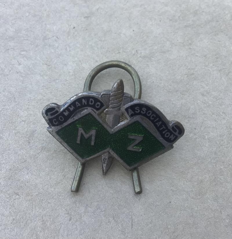 WW2 M and Z Commando Association Lapel Badge