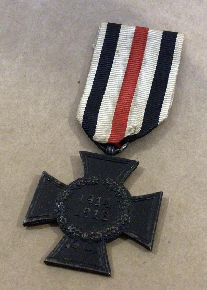 Germany WW1 Next of Kin Hindenburg Honour Cross