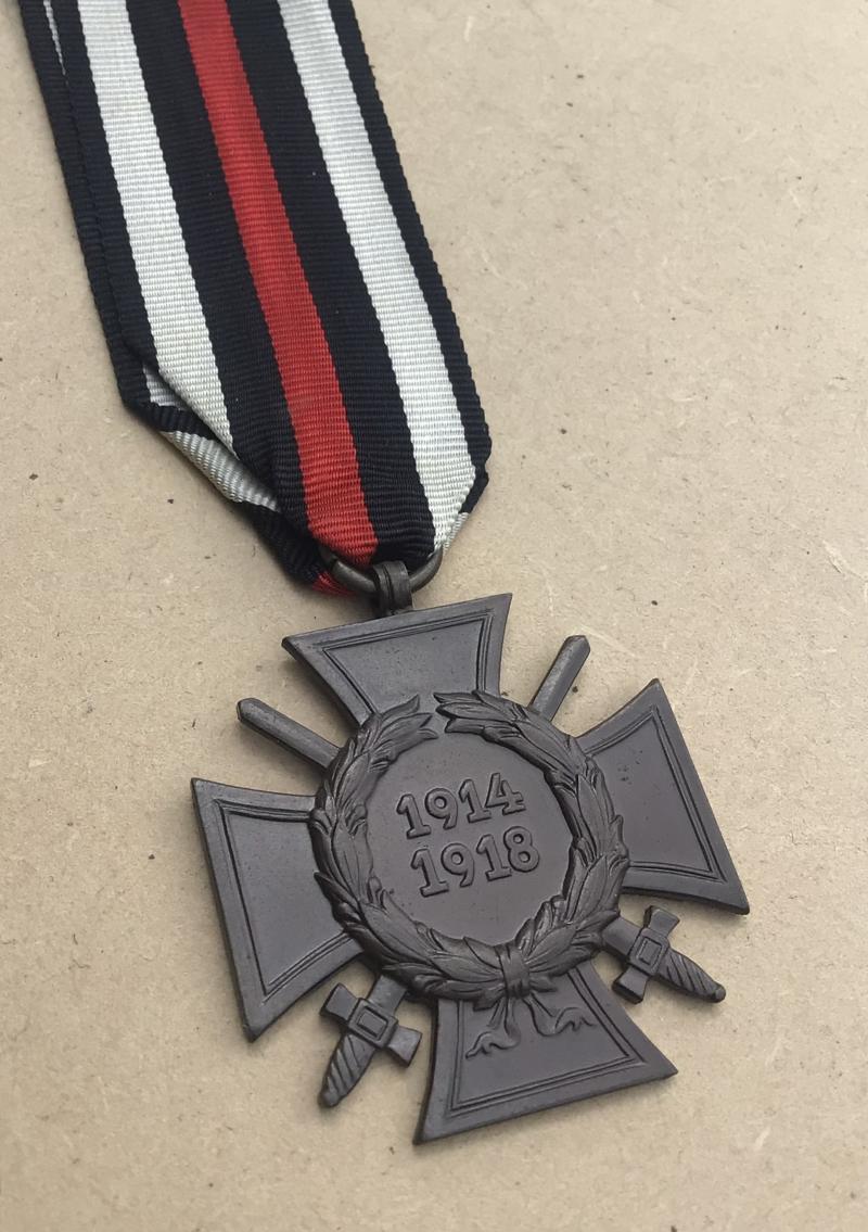 Germany WW1 Hindenburg Honour Cross with Swords