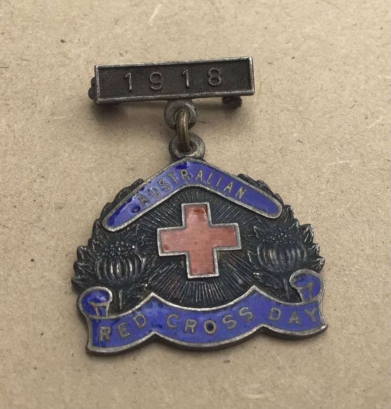 WW1 Australian Red Cross Day (1918) Badge.