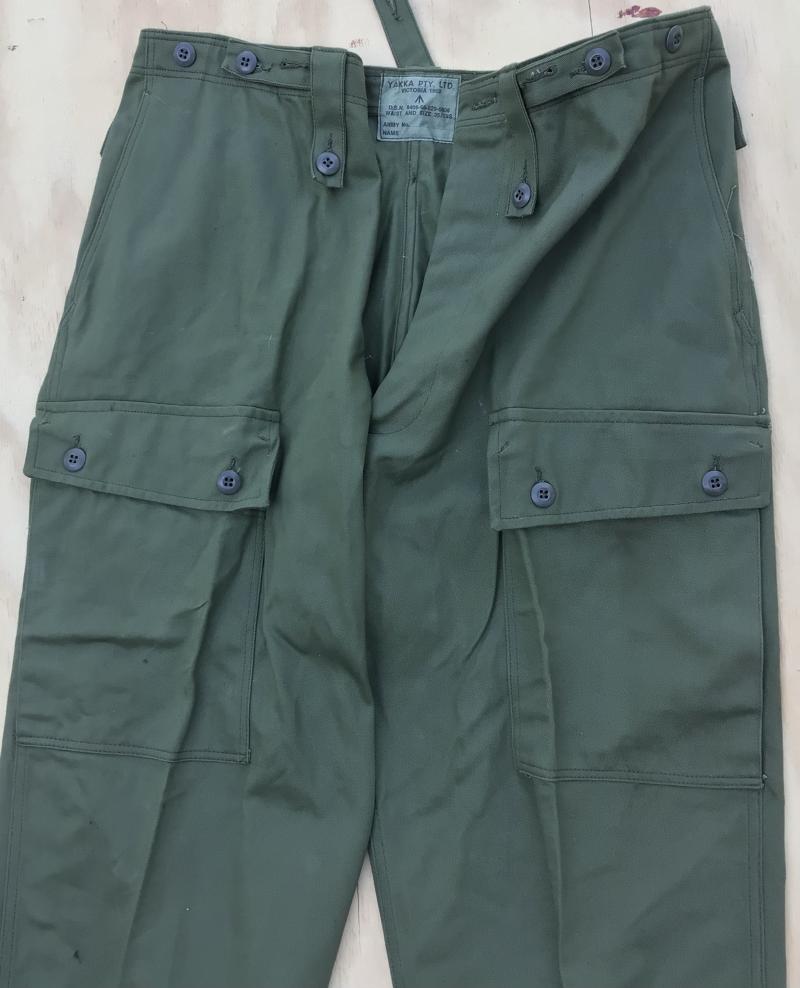 Australia Vietnam War Jungle Greens Trousers -1969