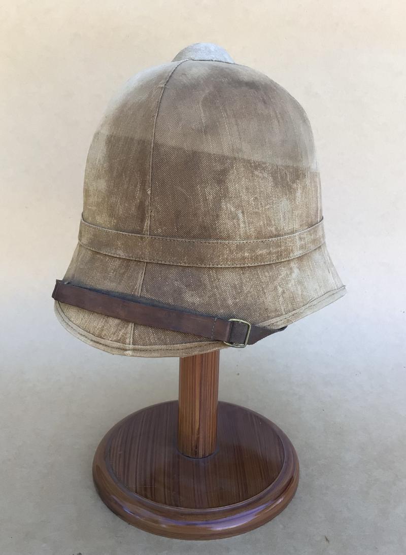 Original U.S. Spanish-American War Era Army Model 1889 Summer Tropical Sun Helmet