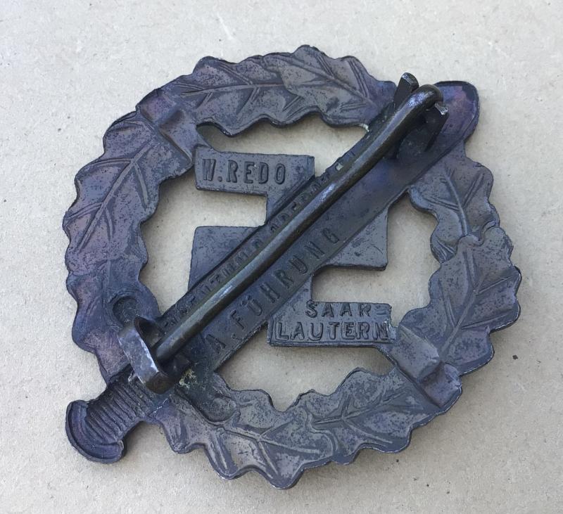 German WW2 SA Sports Badge in Bronze