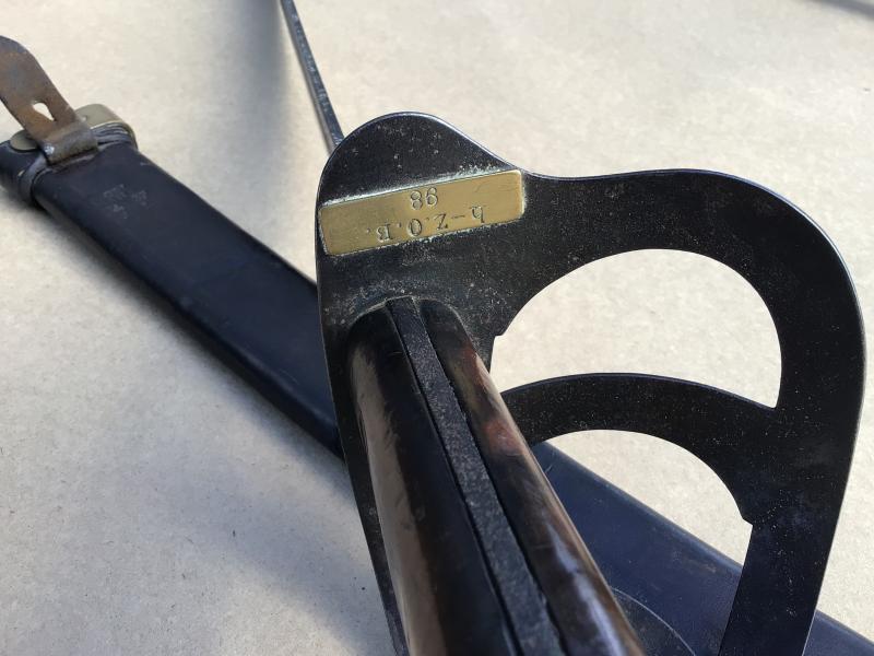 WW2 Dutch Model 1898 Klewang Cutlass