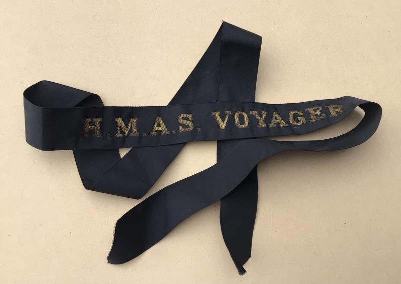 Australia WW2 HMAS Voyager Tally Band