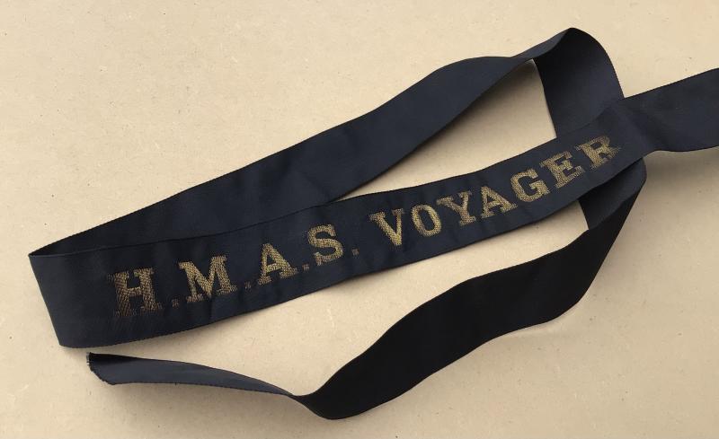 Australia WW2 HMAS Voyager Tally Band