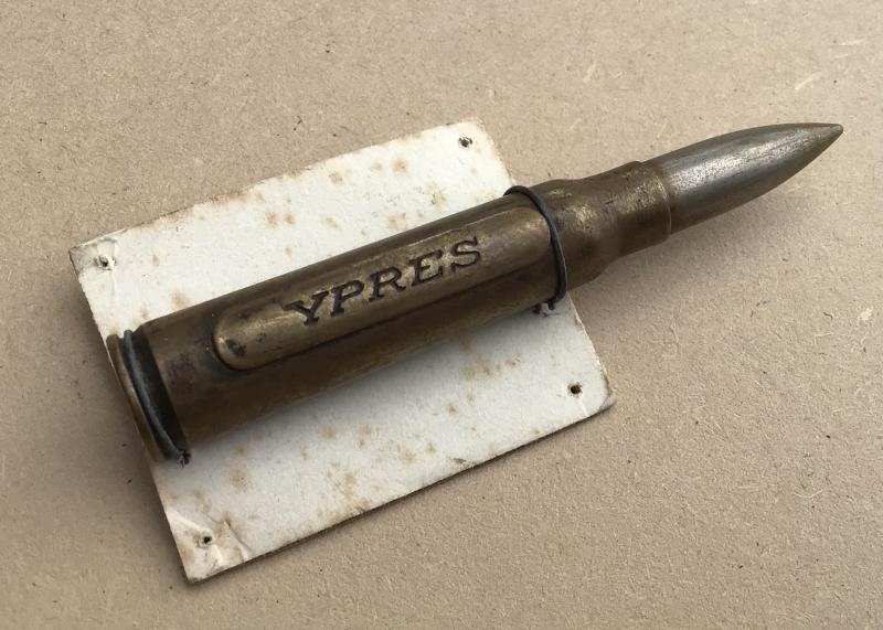 WW1 French “Ypres” Trench Art Bullet