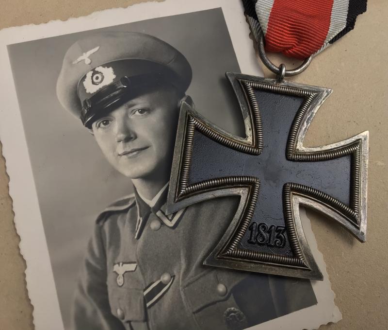 German WW2 1939 Iron Cross 2nd Class with Photo