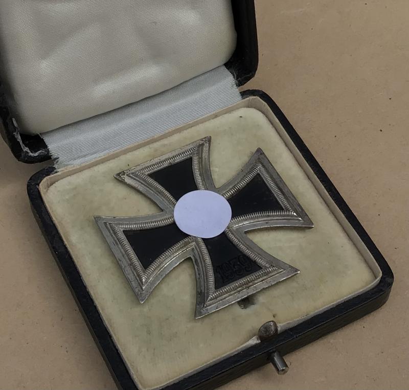 German WW2 Cased 1939 Iron Cross 1st Class by Friedrich Orth