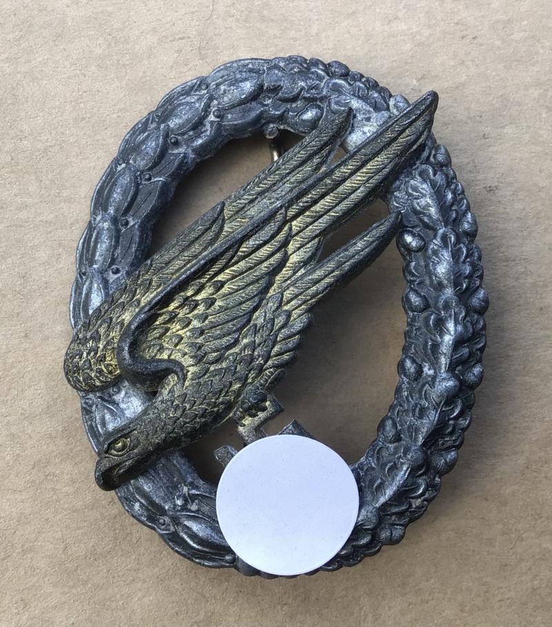 German WW2 Luftwaffe Paratrooper Badge