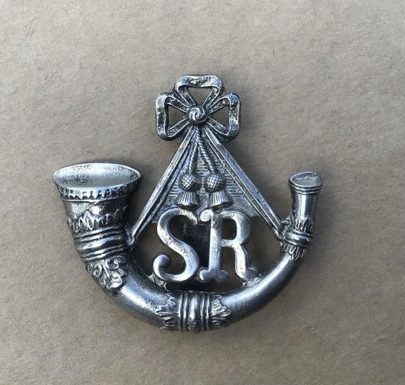 British 2nd Battalion The Cameronians Glengary Badge.