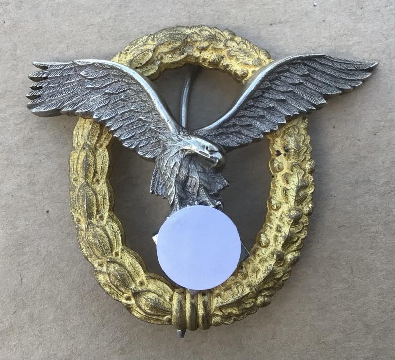 German WW2 Luftwaffe Combined Pilot / Observer Badge