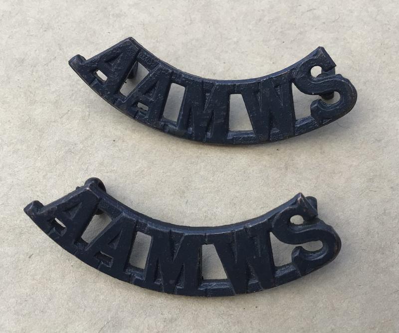 WW2 Australian Army Medical Womens Service Shoulder Titles