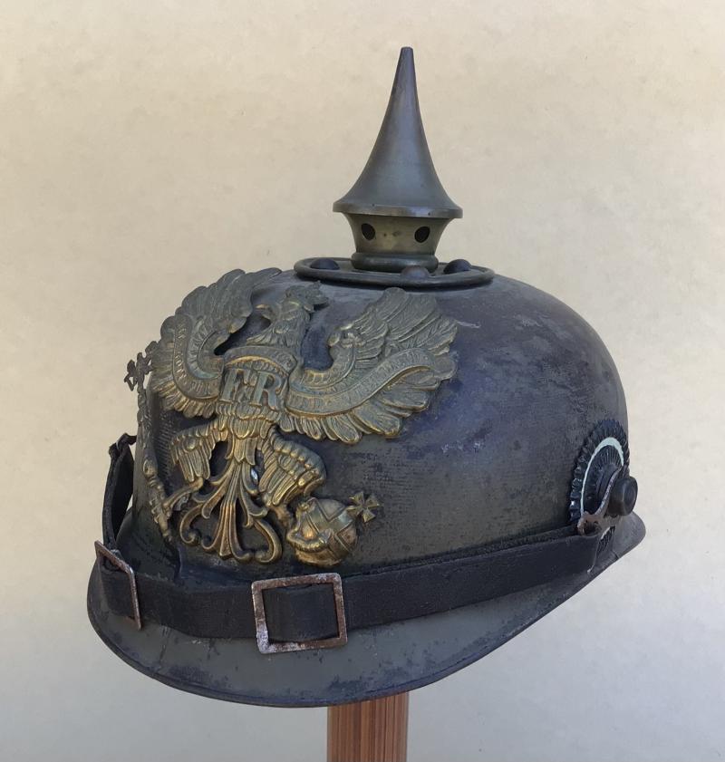 German WW1 Prussian Other Ranks M15 Ersatz Pickelhaube